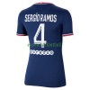 Maillot de Supporter Paris Saint-Germain Sergio Ramos 4 Domicile 2021-22 Pour Femme